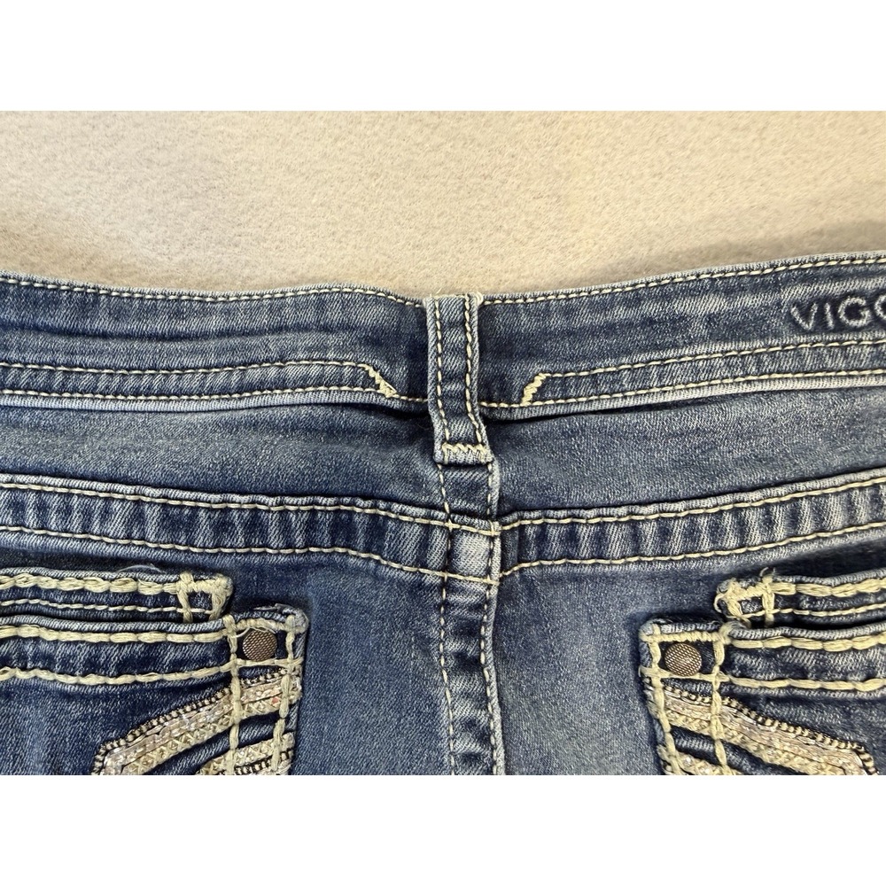 Vigoss Heritage Fit Slim Boot Jeans Women's Bootcut Medium Wash Stretch Denim - Picture 7 of 16